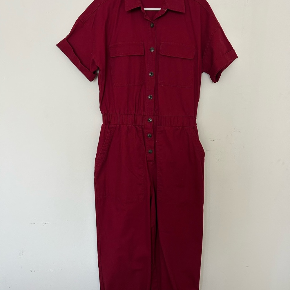 Burgundy Jumpsuit